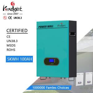 China 100Ah Solar Battery 5Kwh Tesla Battery Powerwall 48V Bms Lifepo4 Rs485 Battery Pack wholesale