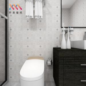 China Bathroom Wall Mosaic Tiles PVC Fireproof Self-Adhesive wallpaper wholesale