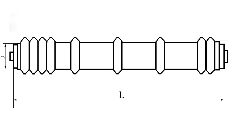 Supply Red or Black Mining Steel Belt Conveyor Rollers for Machinery Repair Shops