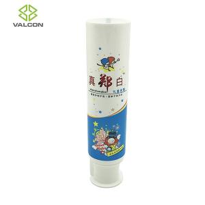 China Blank Plastic Toothpaste Tubes Flip Cap LDPE Material Hot Stamping wholesale
