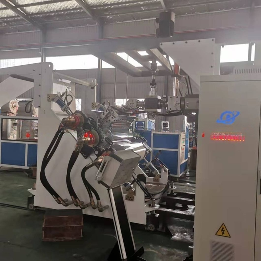 PP PS HIPS Rolling Sheet Extrusion Machine / Plastic Sheet Production Line