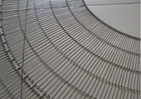 Washing Vegetables Flat Flex Conveyor Belt 316l Wire