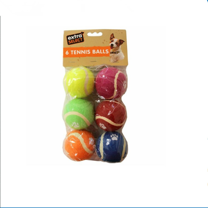 Wholesale Durable Rope Pet Chew Toys Ball Interactive Tennis Double Knot pet dog toys ball