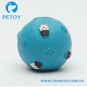 China Lovely Christmas Latex toys durable dog ball toys wholesale