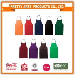 China Colorful Cotton Apron Customer Logo Printable 70*80cm Durable For Women Men wholesale