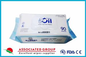 China Mild Formula Baby Skin Care Wipes Alcohol Free , Baby Soft Organic Cloth Wipes wholesale