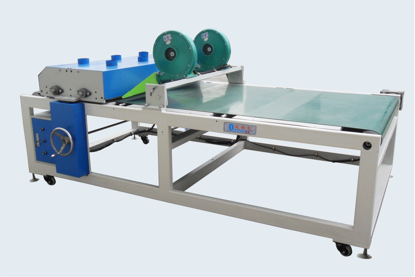 Spot Roller Uv Coater For Digital Printing / Dust Removal Machine 5m/Min L650mm