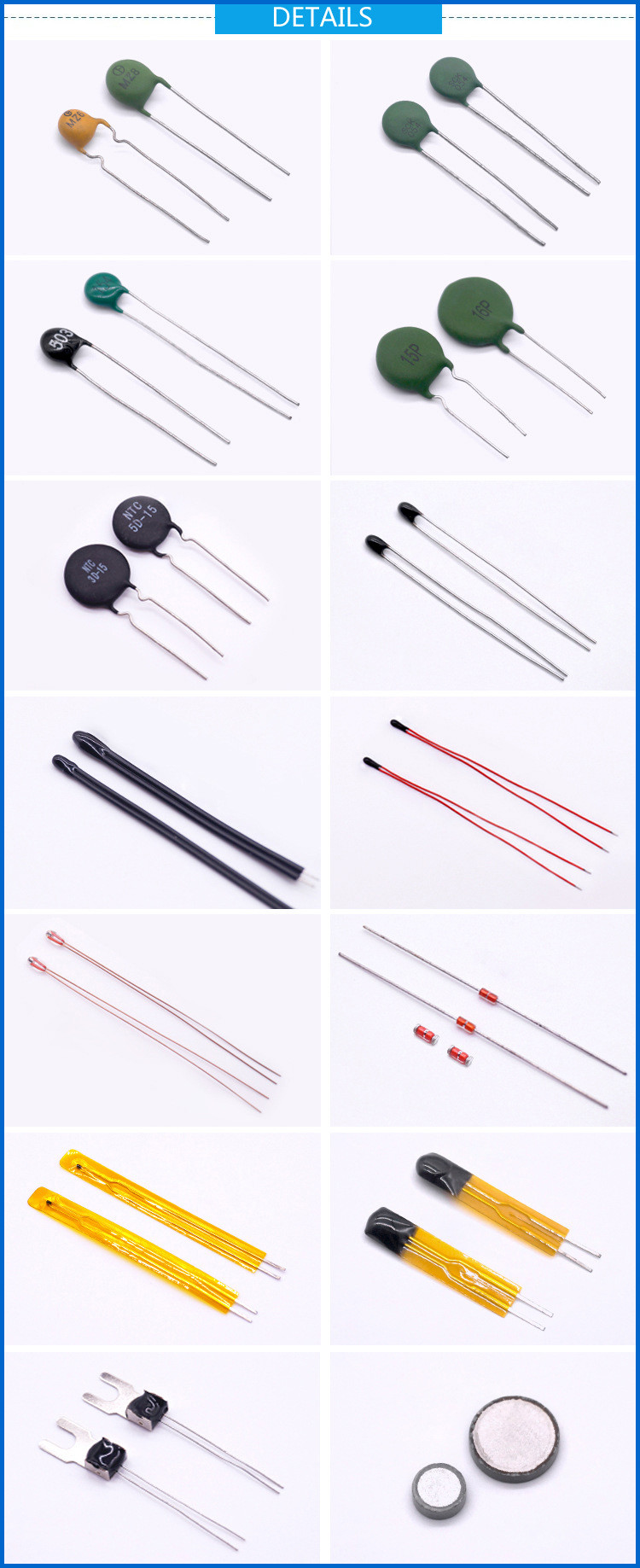 Negative Temperature Coefficient NTC Thermistor Inrush Current Limiting 5D-5 5R 1A