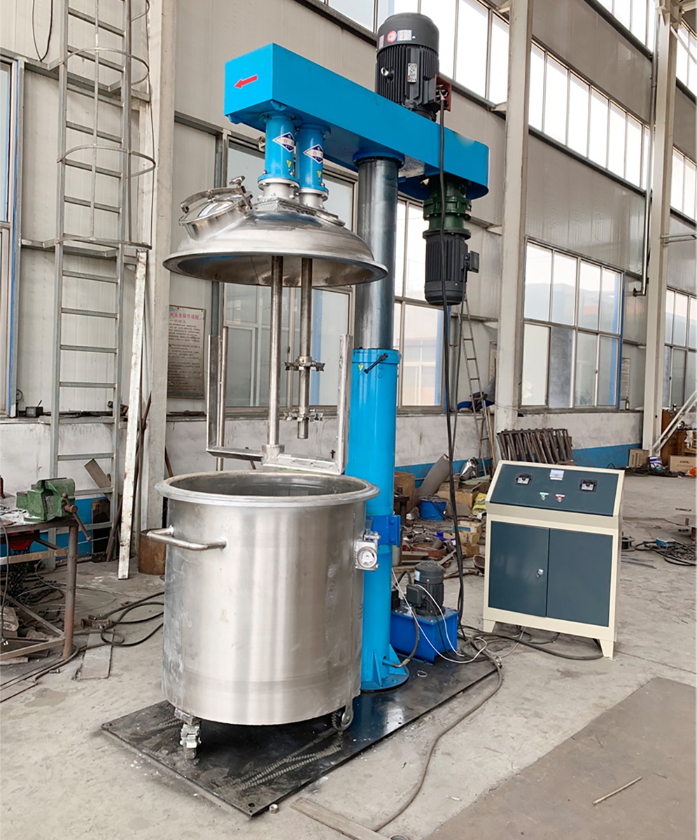 industrial double shaft mixer with wall scraper Power 7.5 kW