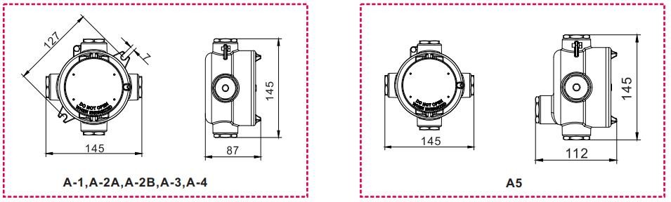 UL IP66 Stainless Steel Explosion Proof Junction Box