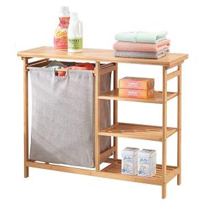 China 3 Tier Bamboo Free Standing Shelves Clothes Rack Organizer ODM wholesale