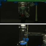 Double Glass Chemical Stirred Tank Reactor Cycle Heating Cooling Reaction
