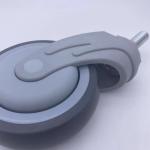 125MM TPR Medical Casters Wheels For Medical Equipment/Trolley/Furniture