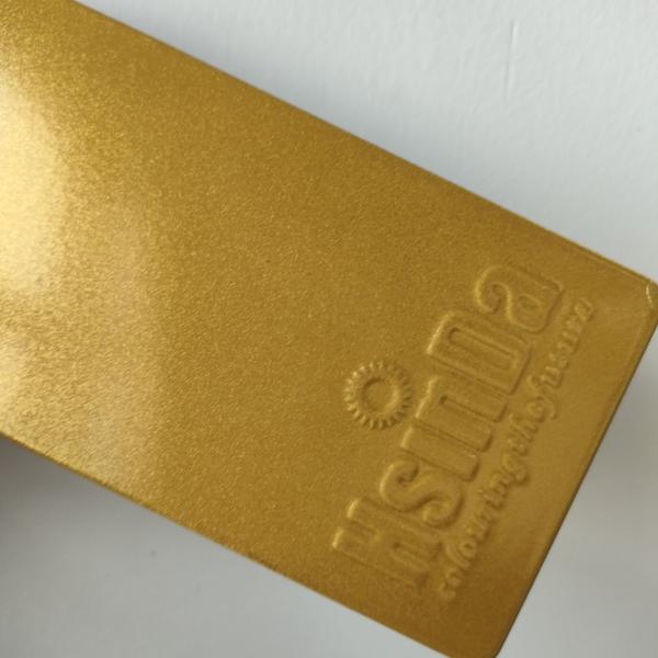 HB-H Pencil Hardness Gold Epoxy Powder Coat For Superior And Heavy Duty
