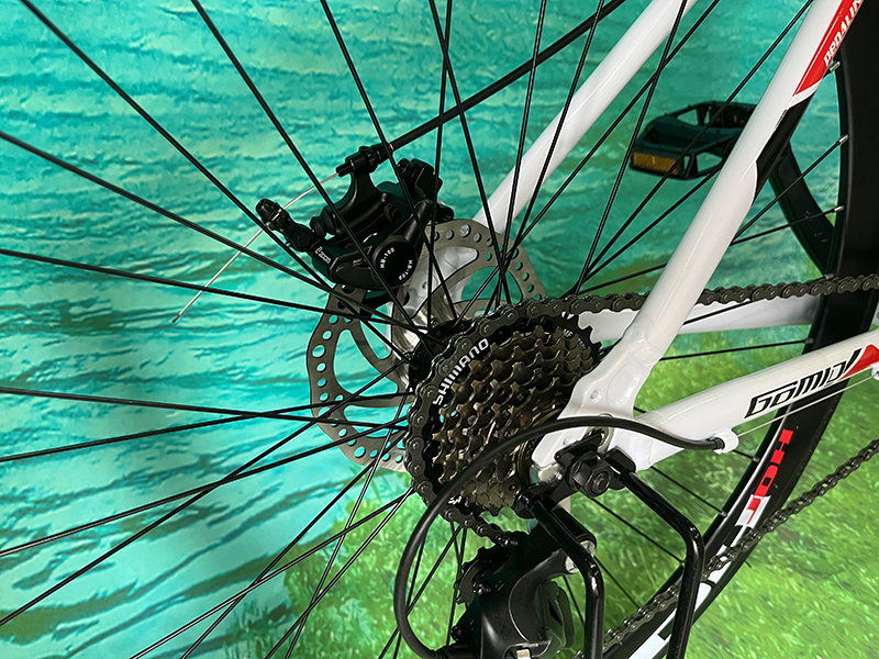 Hydraulic Disc Brake Road Bicycle 700c Road Bike for Adults Man Aluminum Alloy Rim Material and Cavel Crooked Handlebar