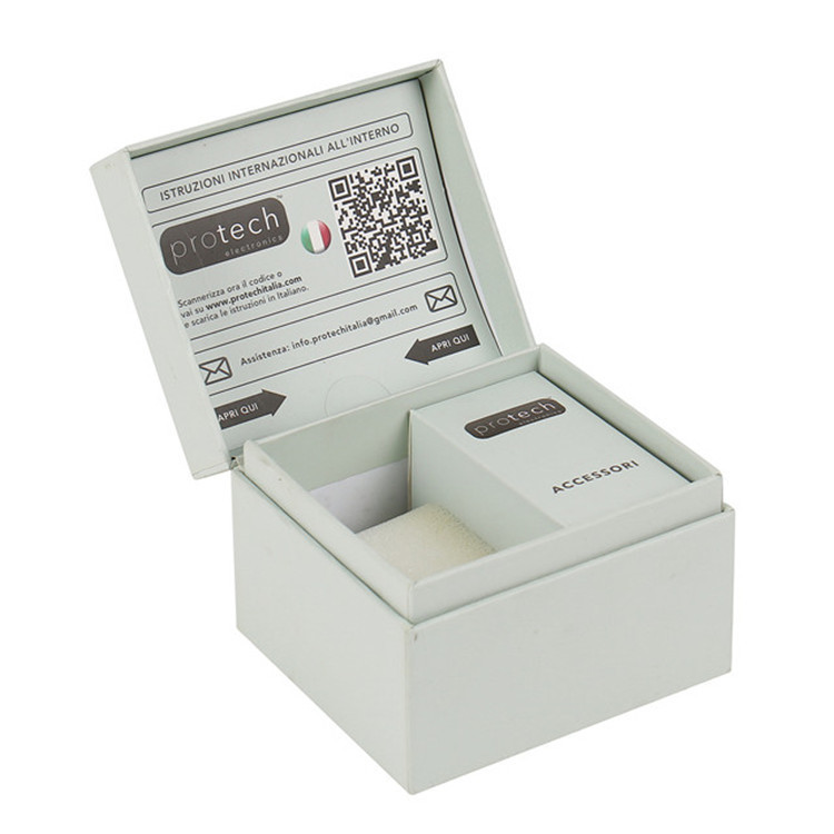 Square Single Display Hard Cardboard Paper Gift Box Eco Friendly Customized