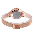 Q021 rose gold girls womans quartz watches back stainless steel watches women
