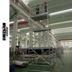 Aluminium 10m Double Height Cantilever Scaffold Tower