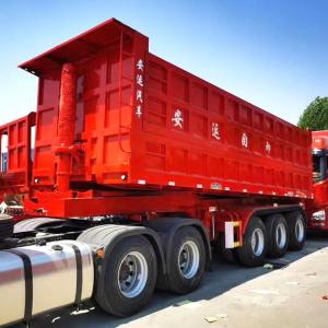 China Dump Semi Trailer Self-unloading Semi Trailer Big Semi Trailer Heavy Duty Trailer wholesale