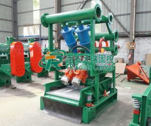 China Oil Drilling Mud Removal Equipment Hydrocyclone Desilter Cleaner 580kg Weight wholesale