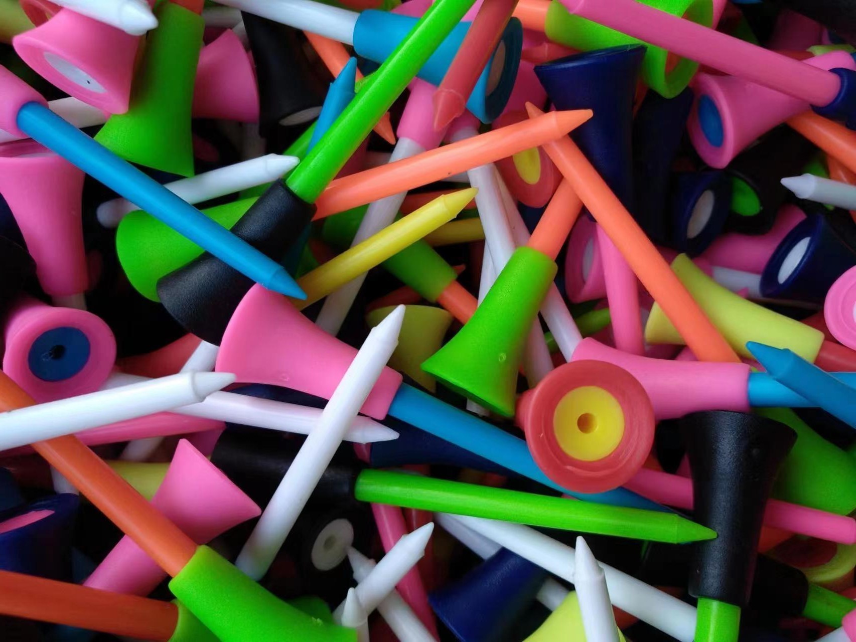 rubber golf tee , golf tees , golf tee (rubber head + plastic shaft)