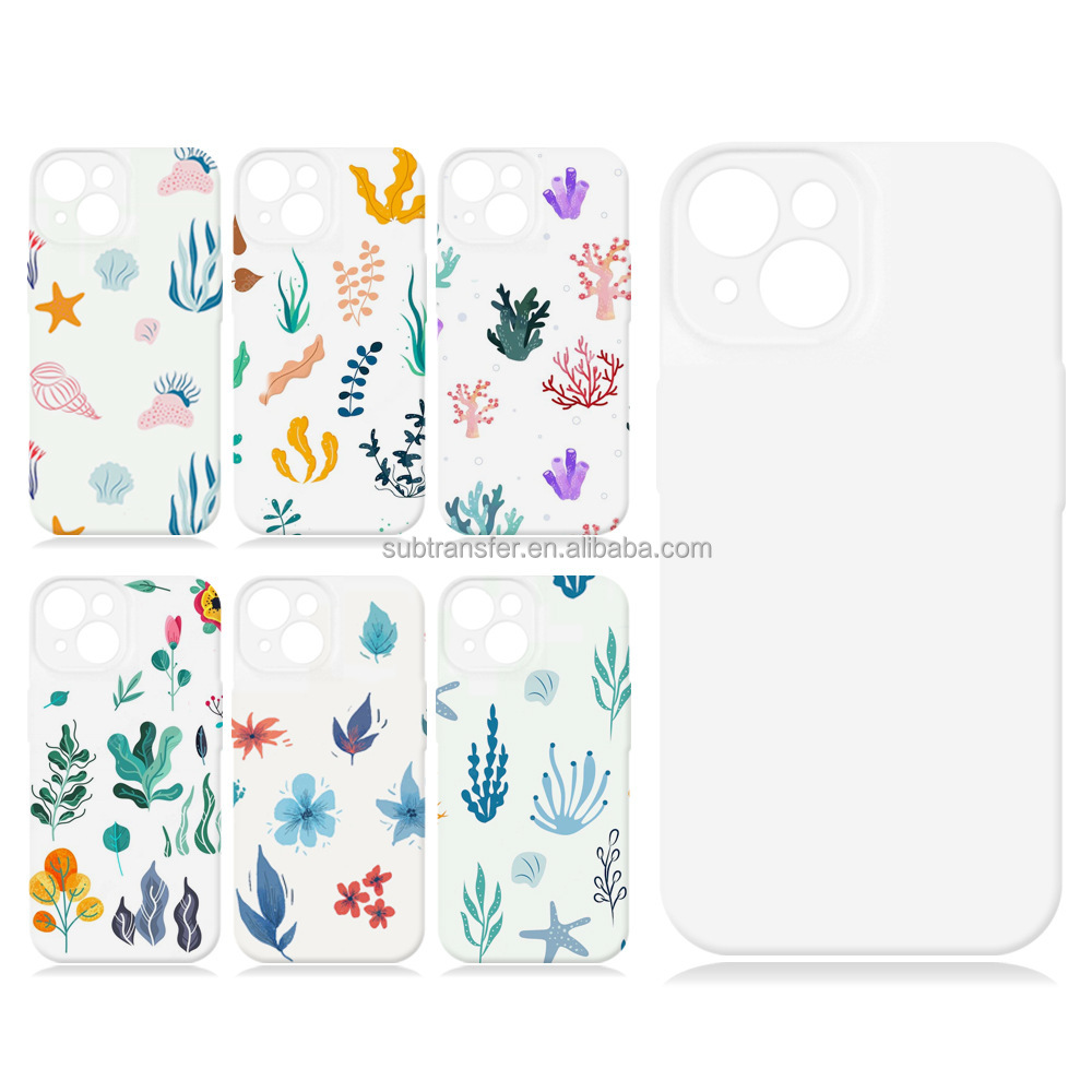 Custom Logo 3D Sublimation Slim Phone Cases Blanks for iPhone 14 and iphone 15 and iphone 16