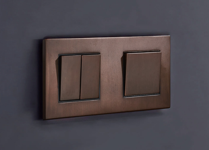 Electric Light Brass Switches And Sockets Nordic Style For Decorative Hotel Home