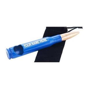 China Cool innovative men gift box, die casting zinc alloy affordable gift, navy blue bullet bottle with printed logo wholesale