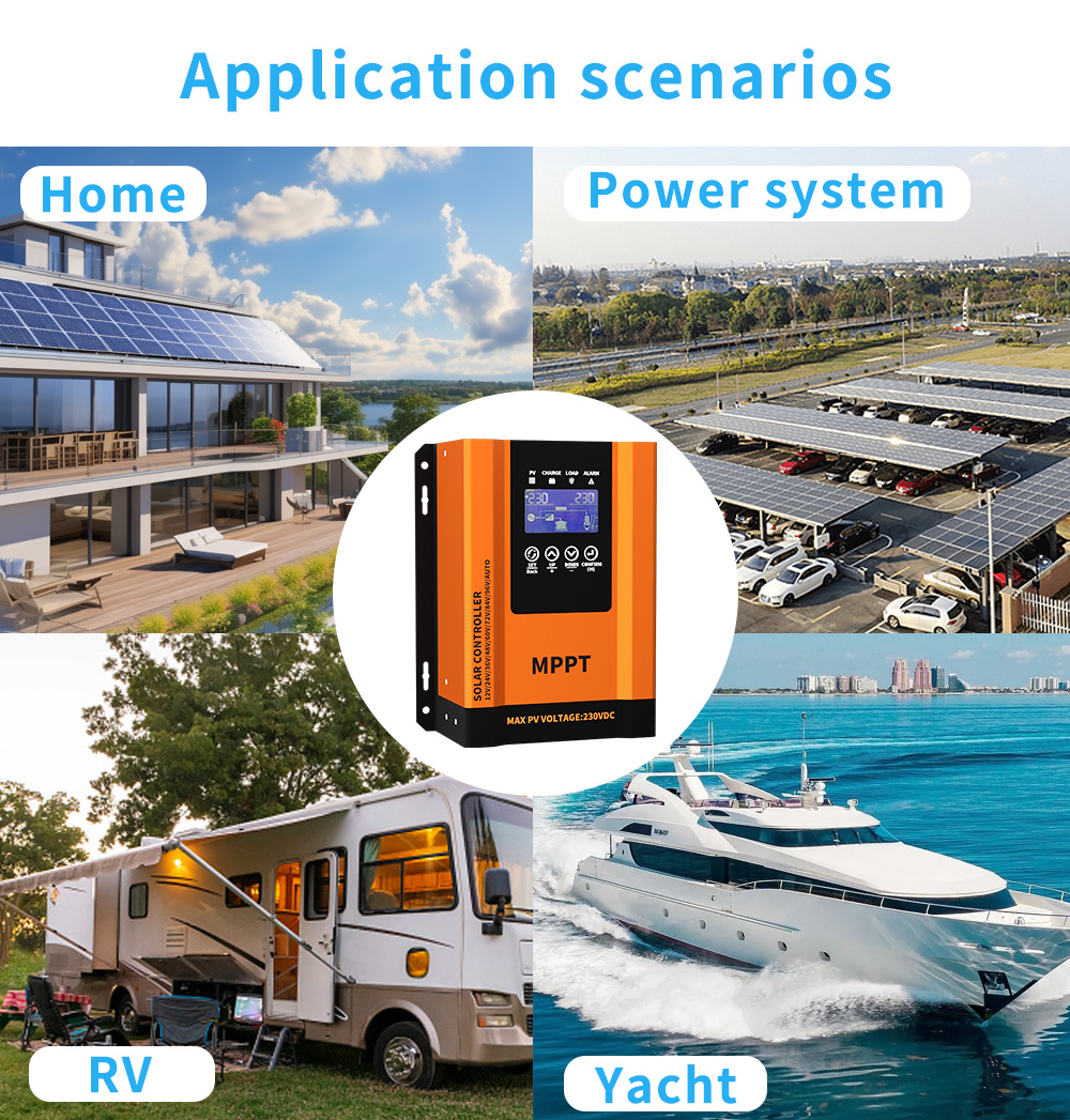 12V 24V 36V 48V 96V Solar Controller 30A Mppt Solar Charge Controller