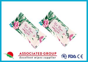 China Eco Friendly Female Cleansing Wipes , Flushable Feminine Wipes wholesale