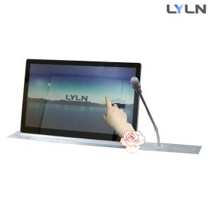 China Motorized Retractable Monitor Integrating With Conference Discussion Unit wholesale