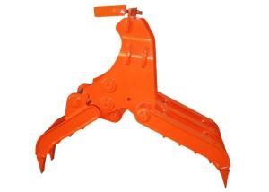 China Hitachi Orange Q345B NM400 Excavator Thumb Grab wholesale