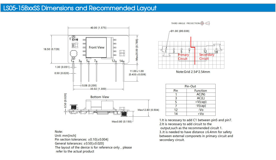 LS05-15B05SS LS05-15B05SSX LS05-15B05R3 Power module