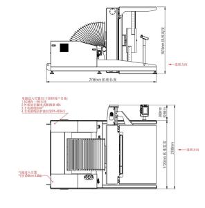 China 1650*1200mm Pile Turner Machine 60KPA Paper Turning And Finishing wholesale