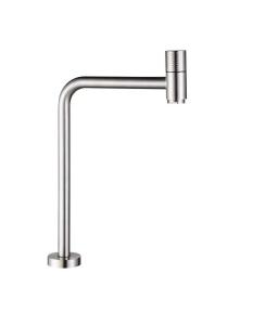 China High Long Spout Single Deck Mounted Faucet OEM SUS304 Bibcock wholesale