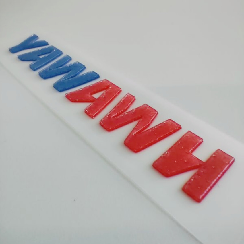 3D Rubber Heat Transfer Stickers For Branding The T shirts And Athletic Clothing