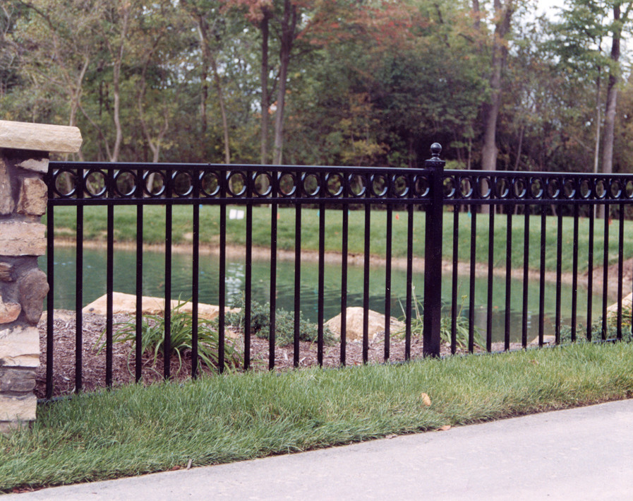 Ornamental Metal Wrought Iron Fence