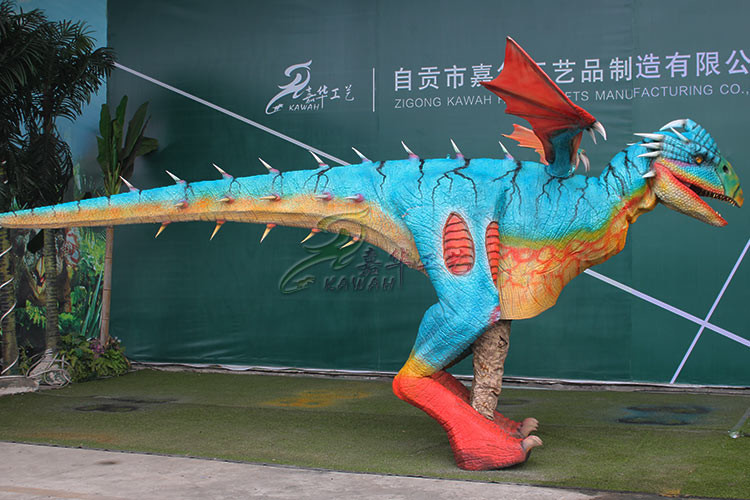 Breathable Realistic Dinosaur Costume , Lightweight Lifelike Carnotaurus Costume