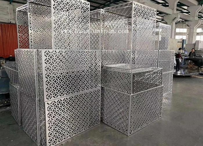 Heat Insulation Fence Aluminium Solid Panel ISO9001 Certification