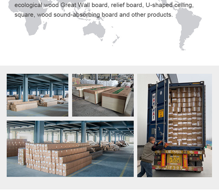 Odorless Bamboo Fiber Wall Panel Wood Grain Veneer Sheets 1220*2440mm