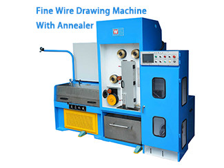 Continuous Annealing Medium Fine Wire Drawing Machine For 0.17 To 0.7 Mm