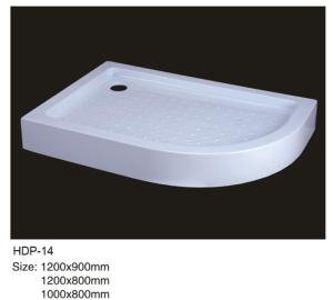 China Acrylic shower tray, shower basin,acrylic shower base HDP-14 wholesale