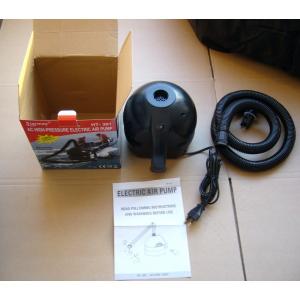 China Black ABS 220V 400W Electric Air Pump Inflatable Boat Accessories wholesale