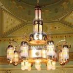 Custom Design Mosque Crystal Glass Project Lighting Stainless Steel Mosque