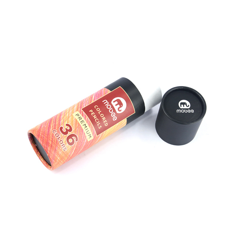 UV Coating Kraft Cylinder Paper Tube Packaging Dustproof Recyclable