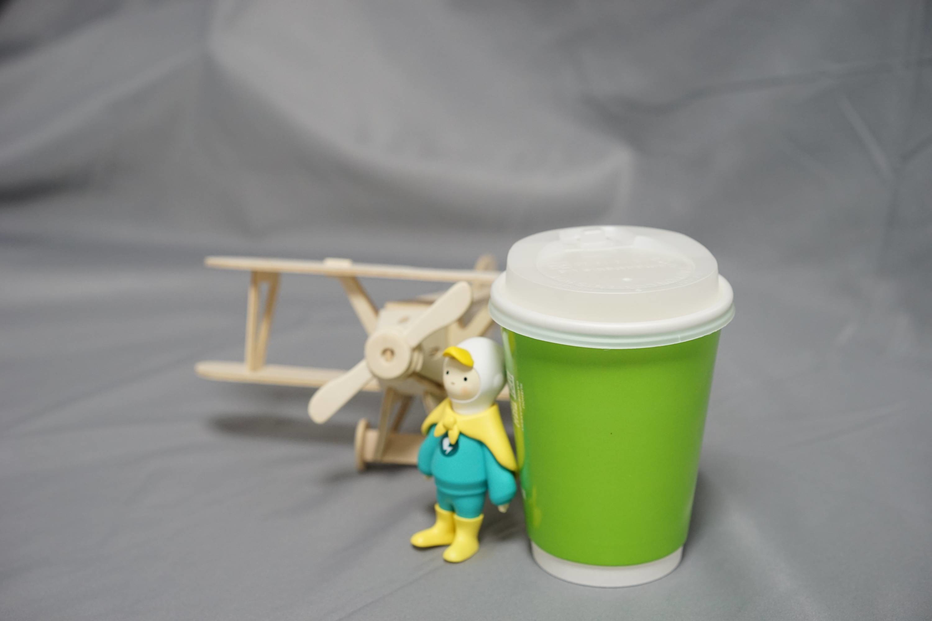 Black 80mm Hot Drink Compostable Cup Lids Restaurants