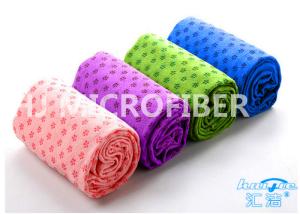 China Eco PVC Quincunx Style Non-slip Yoga Mat Towel / Gym Large Sports Towel wholesale