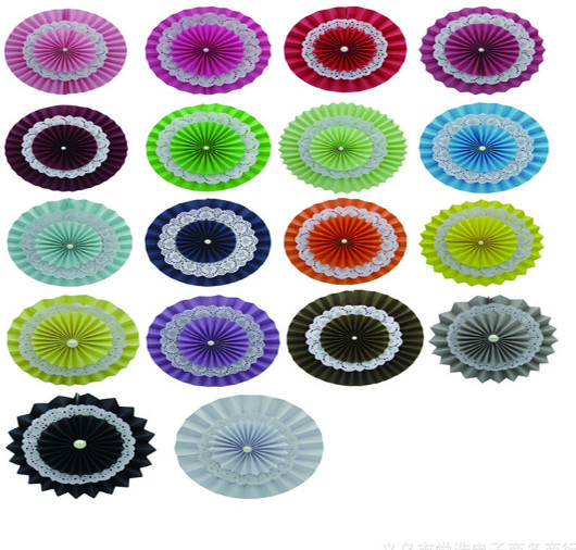 Double paper fan 6 inches 15 cm 8 inches 20 cm 10 inches 25 centimeters 12