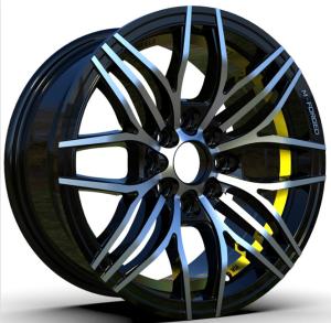 China 18 Inch 19 Inch 5×114.3 Black Flow Forming Forged Car Rims wholesale
