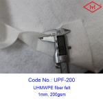 Industrial 100% Uhmwpe Fiber Felt Rolls 200gsm 1mm Thickness